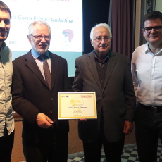 ERC Terrassa premia Carles Viver i Pi-Sunyer amb el Gorra Frígia als valors republicans