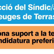 SINDICATURA, NECESSITAT DE CONSENS SINDICATURA, NECESSITAT DE CONSENS
