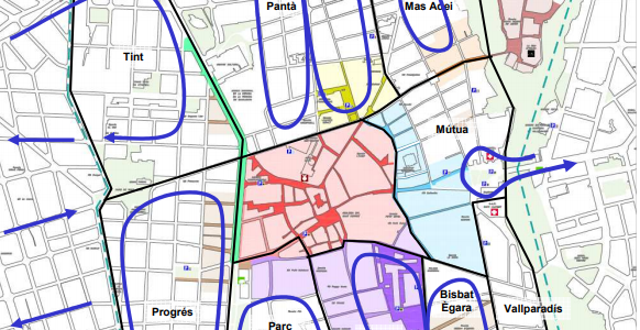 Terrassa amplia avui les àrees de vianants Terrassa amplia avui les àrees de vianants