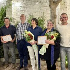 Maria Dern rep el Premi Gorra Frígia 2025 en la 21a edició del Sopar de la República de Terrassa  