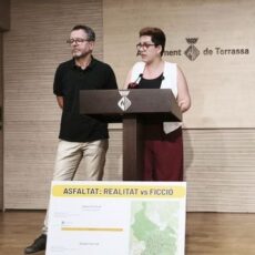 ERC denuncia que el Pla de xoc d’asfaltat del govern municipal és “fum” i alerta que no compta amb finançament real 